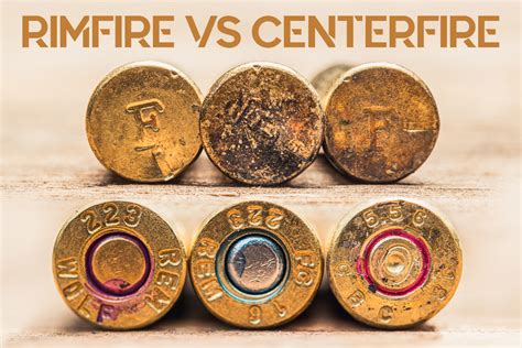 Rimfire vs centerfire gun  But what does it mean? Every “bullet” has 4 components that make it a